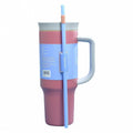 Owala double-walled vacuum insulated tumbler 40oz car cup with straw, temperature display, and car mount – perfect for business gifts