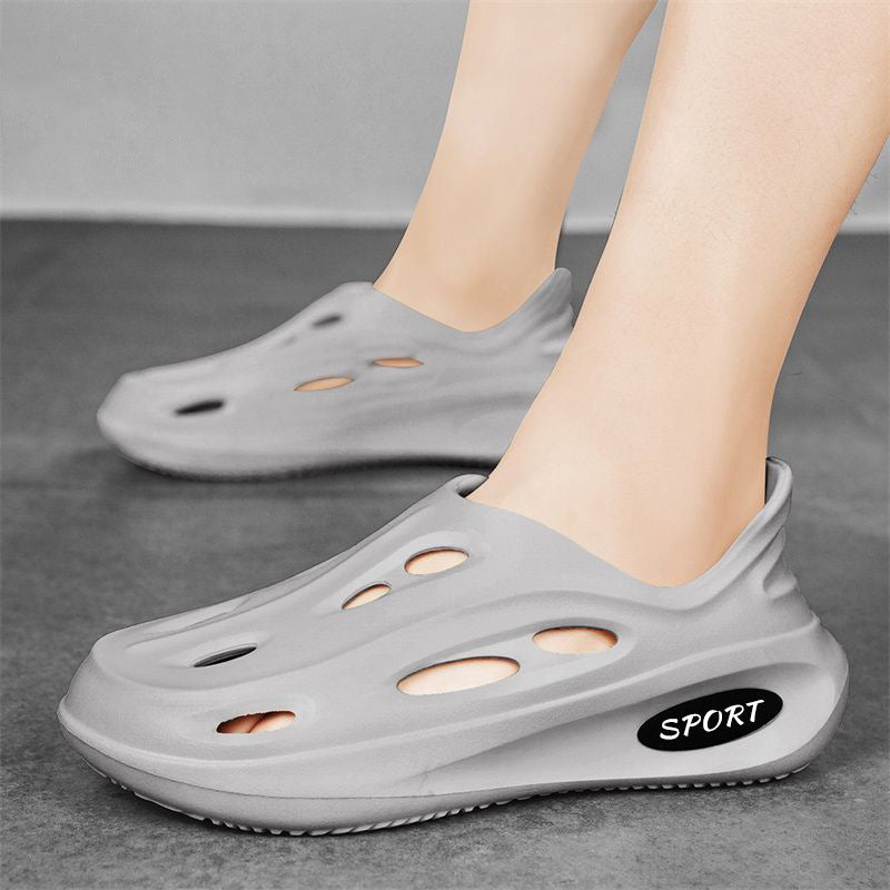 Coconut hole shoes men's summeroutweareva toe cap slippers outdoor casual sports beach sandals men's slippers