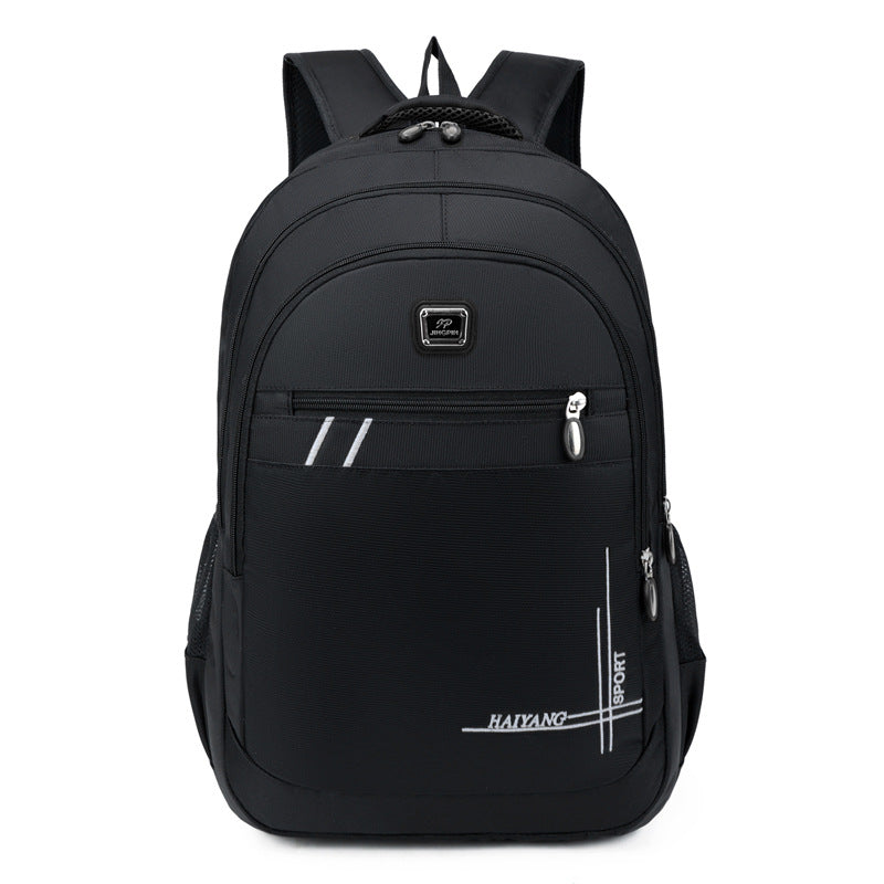 Cross-border men's large-capacity backpack business computer backpack high school student schoolbag travel backpack premium sense