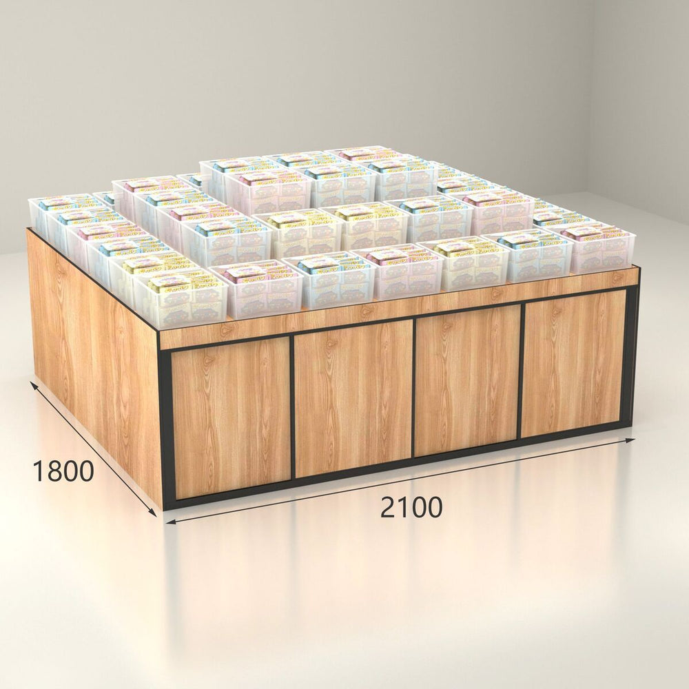Supermarket shelf display rack bulk food cabinet island cabinet dried fruit candy biscuits bulk cargo cabinet bulk snack shelf