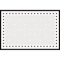 Carpet living room 2026 new french style black and white grids waterproof washable bedroom bedside sofa floor mat