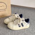Thick soleeasiest for match german training white shoes women 2026new arrivalsummerniche styleretro leather surface heightened sports casual sneakers