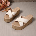 Women's platform beach sandals - new  spring/summer collection - bohemian style, non-slip, breathable slides for outdoor wear