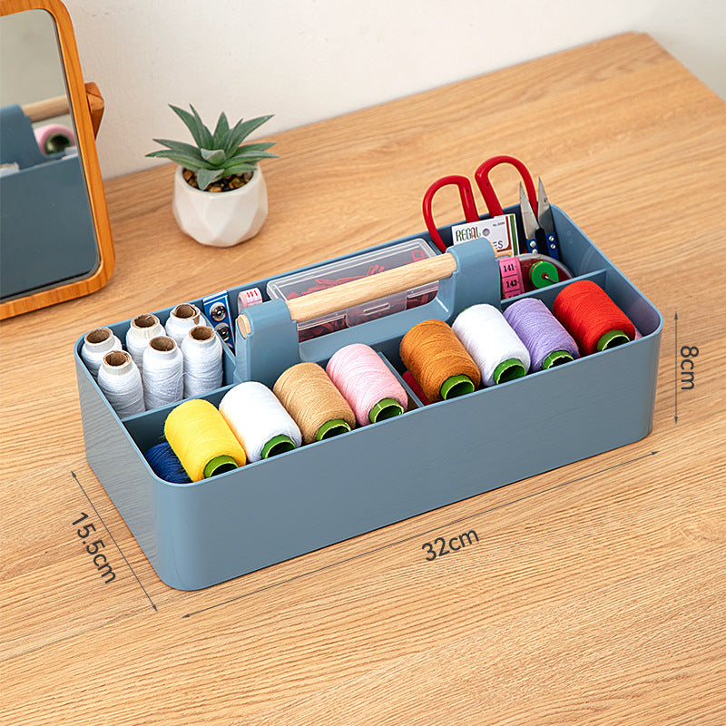 Sewing Box Household Stackable Multifunctional Drawer Storage Box Desktop Portable Sewing Kit Sewing Tools Organizing Box