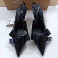 Za high heels: 2024 spring/summer new arrivals - stylish and versatile women's shoes for everyday casual wear, featuring bow accents, pointed toe, and french-inspired design