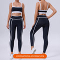 Autumn new eco-friendly biodegradable activewear yoga set - slimming, beautiful back, women's fitness top and bottom set