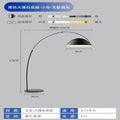 Designer stylish fishing lamp bedroom living room sofa next to floor lamp hotel classy atmosphere vertical lamp