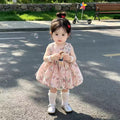 Korean style summer new girls' chic tutu birthday dress baby dress infant little princess sweet skirt