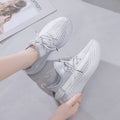 Soft and lightweight coconut shoes for women, breathable and odor-resistant mesh sneakers for summer, versatile for students, work, running, and casual sports