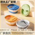 Direct from the factory: customizable, foldable plastic foot bath bucket. portable, collapsible foot basin for foot washing and massage