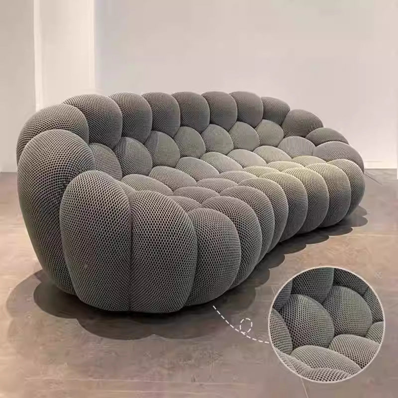 Compressed sofa single football sofa bubble sofa living room balcony casual popular curved special shaped sofa