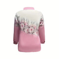 wholesale women's long-sleeved shirts, trendy all-season shirts with popular cross-border print designs, dropshipping available