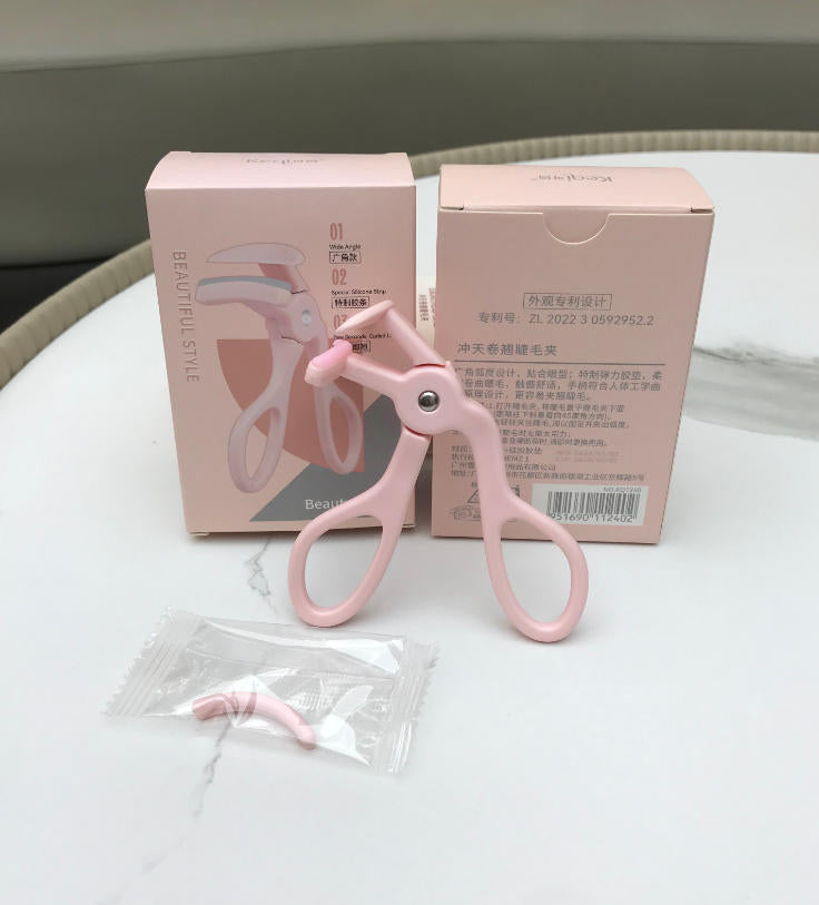 2026 new eyelash curler - portable, partial curl, sky-high sunflower design, frameless, wholesale, wide angle
