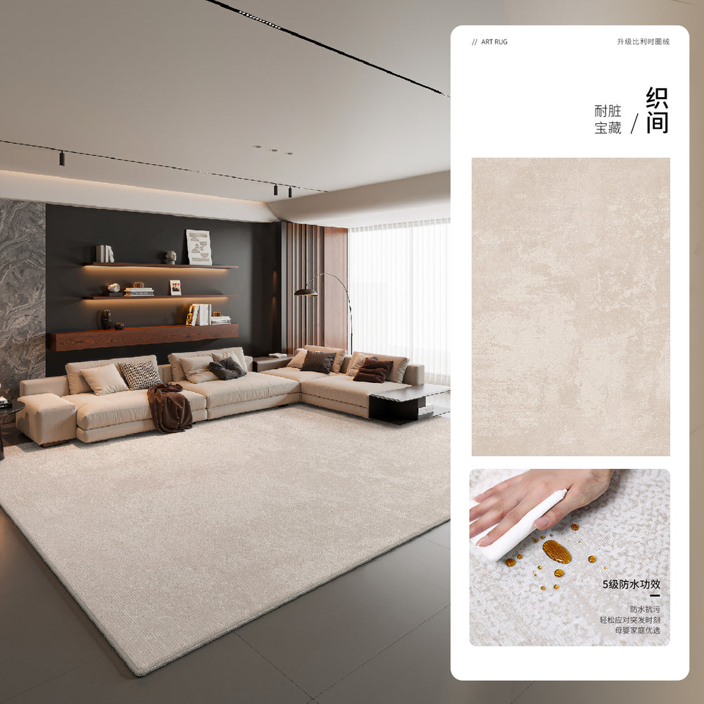 Carpet living room italian accessible luxury washable and wipeable stain-resistant bedroom bedside blanket for homewaterproof anti-fouling classy sofa cushion