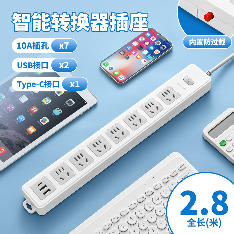Multi-socket wireless power strip without cord socket with usb connection power strip self-wiring converter power strip power strip