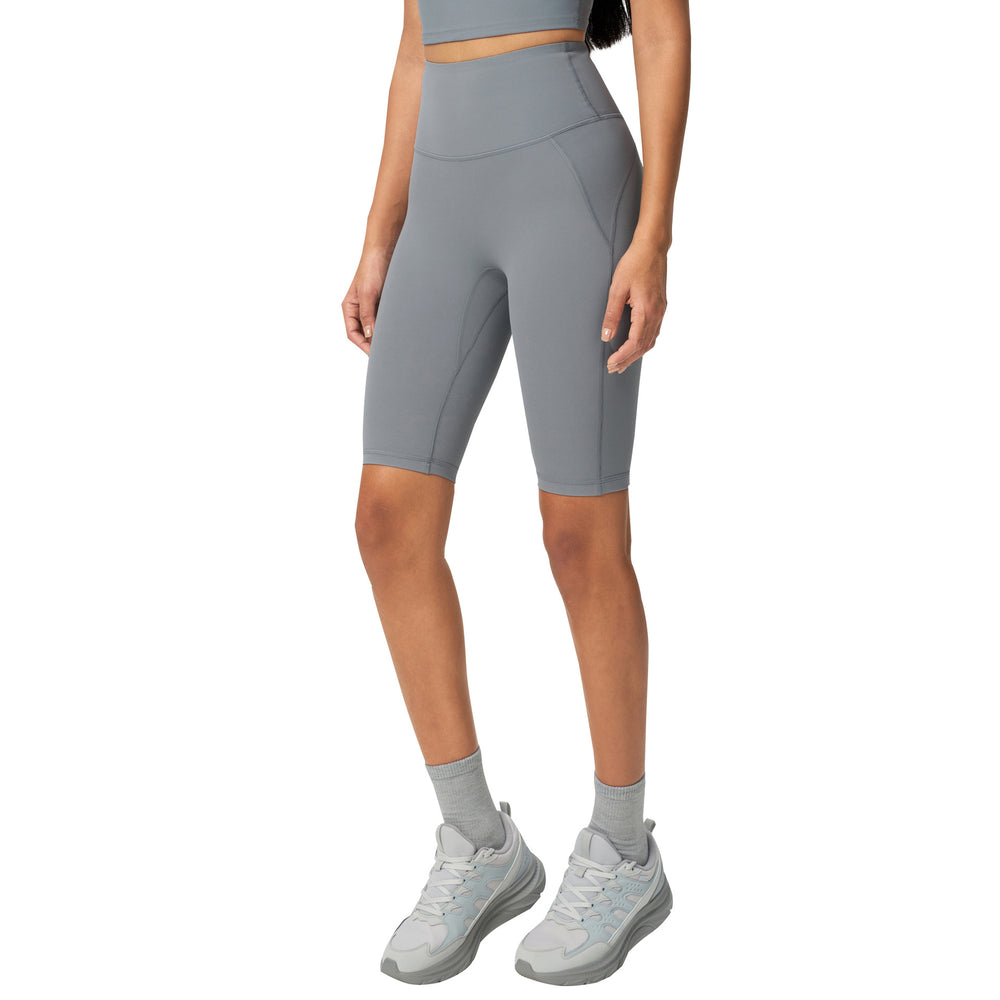 No awkward line, nude-feel yoga leggings for women. stretchy, tummy-control, athletic capri pants with peach lift and butt enhancement. fitness leggings d25033