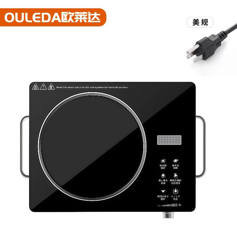 Electric ceramic cooker - high-power multifunctional induction cooker for home cooking, stir-frying, and hot pot - cross-border wholesale