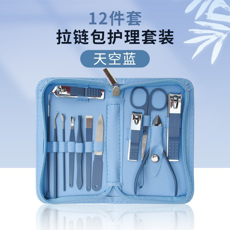 Stainless steel nail clipper set - complete manicure tool kit - nail scissors set - nail clippers - direct from manufacturer - wholesale available