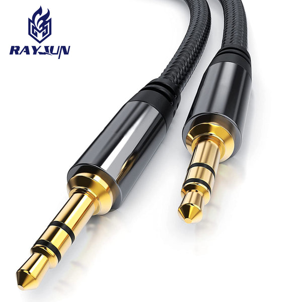 Wholesale aux audio cable Car earphones Mobile phone speakers Audio cable 3.5mm male-to-male pure copper audio cable