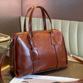 Top-grain leather 2025 new arrival shoulder bag classy work work clothing bag genuine leather women's crossbody satchel bag