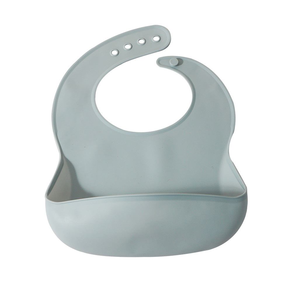 Personalized food grade silicone baby bib kids thin bib waterproof bib toddler bib soft saliva bib