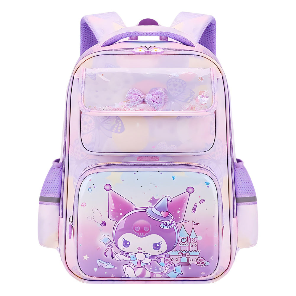 Klm elementary school backpack - cartoon dream design, lightweight, large capacity, water-resistant, ergonomic, spine-protecting kids' backpack - wholesale