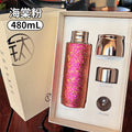 New arrivalclassy pure titanium thermos cup accessible luxury magnetic pure titanium cup high appearance tea water separation gift box titanium cup wholesale