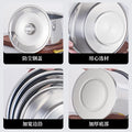 304 stainless steel spice jar with lid, kitchen airtight seasoning container, commercial and household condiment box, thickened flavor cup