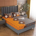 Printing fitted sheet bed cover simmons protective dust cover all-inclusive elastic bed cover that won't pill or shrink