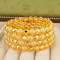 Elegant and stylish women's open bangle - dubai saudi arabian hand accessories - luxury open bracelet