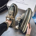 Men's shoes: 2025 spring new arrivals - breathable low-top dad shoes, versatile trendy chunky sole height-increasing sneakers, athletic casual footwear