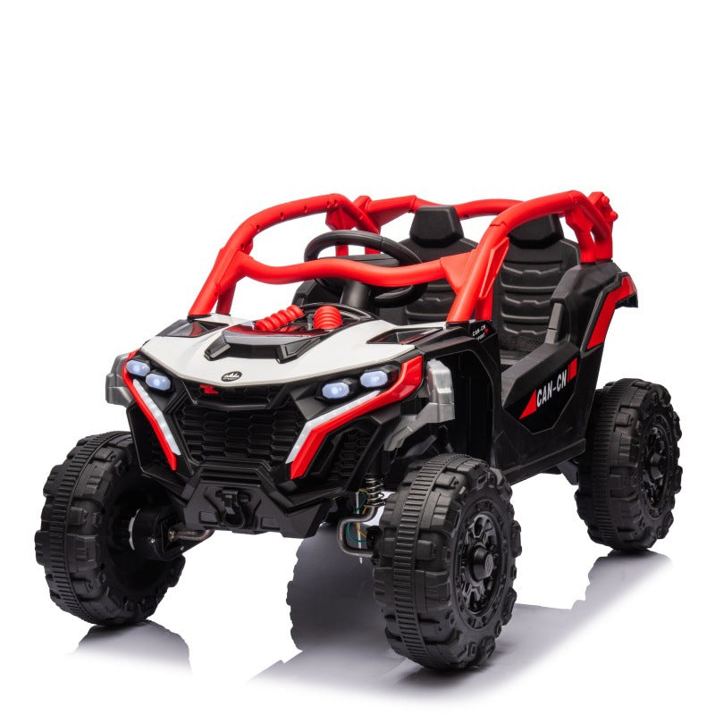 New  children's electric car four-wheeled car men and women children's toys music lights charging remote control off-road vehicle