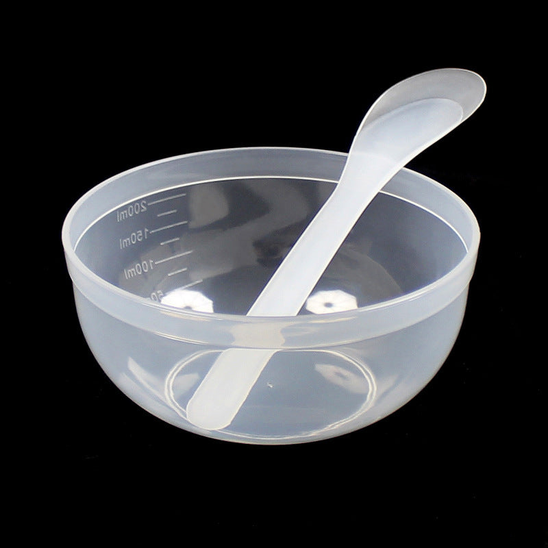 Beauty mask tool set #4: mask bowl + mixing spoon & spatula, makeup bowl, beauty supplies, spa mask mixing bowl set