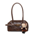 Retro bag for women, large capacity, 2025 new autumn and winter, versatile, fashionable, textured shoulder bag, work clothing, armpit bag