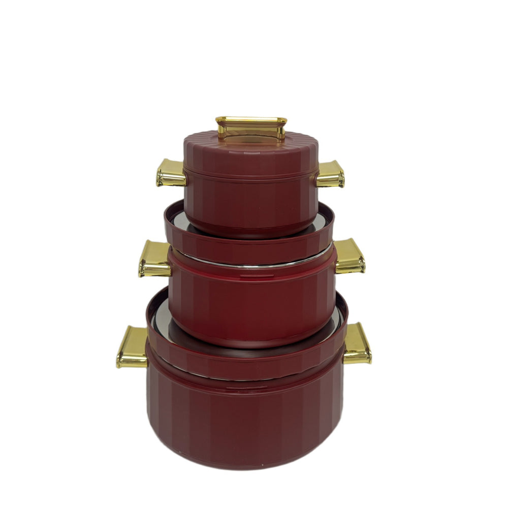 Food warmer containerexportsuit3pcs 1.5l-3.2l-6.2l simple thermal insulation box