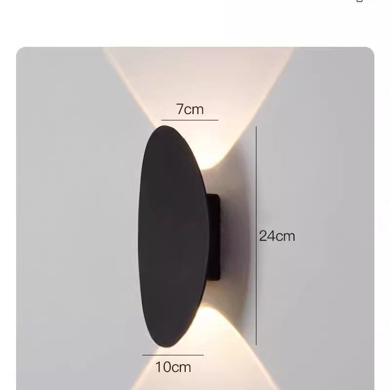 Outdoor waterproof wall lamp - modern minimalist style for bedroom bedside, hallway, outdoor villa courtyard - waterproof, hardwired wall sconce
