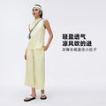 High-waisted athletic pants for women, new loose-fitting, versatile wide-leg style. petite-friendly, casual straight-leg cropped pants. d26021