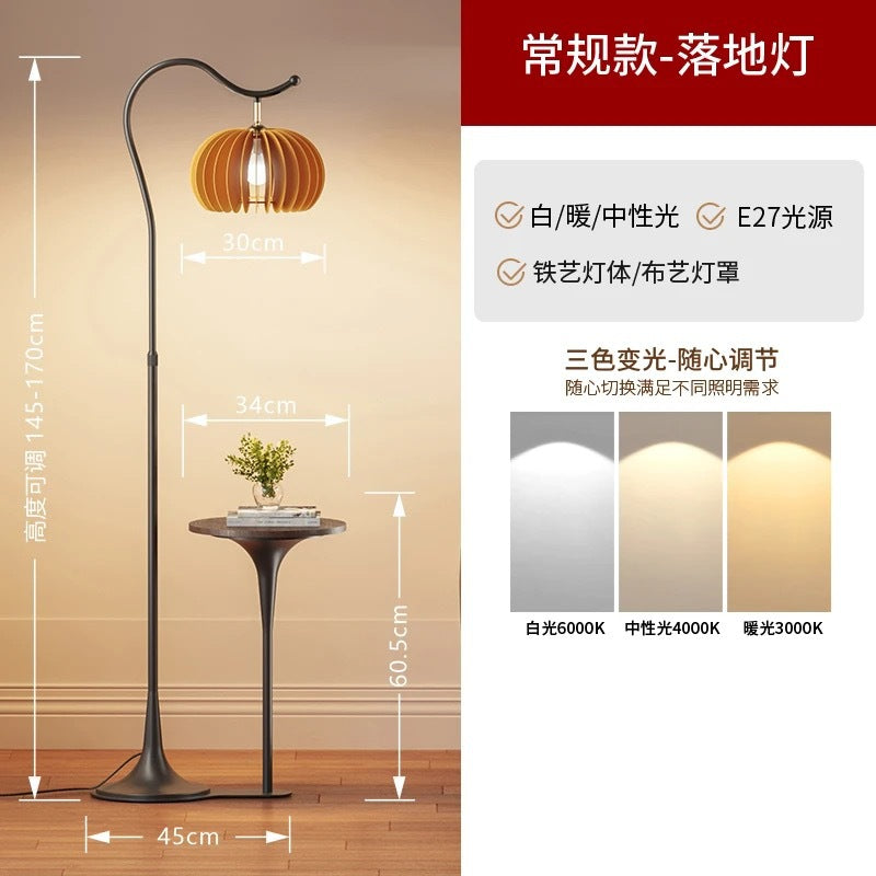 Nordic floor lamp - perfect for living room, sofa side, bedroom bedside, tea room, b&b - cozy, trendy, full spectrum standing desk lamp