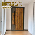 Russian door central asia turkish mdf panel door thermal insulation entrance apartment door export engineering steel security door