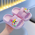 Kids' cartoon bath slippers - non-slip, indoor, summer, soft sole, cute slides for boys and girls