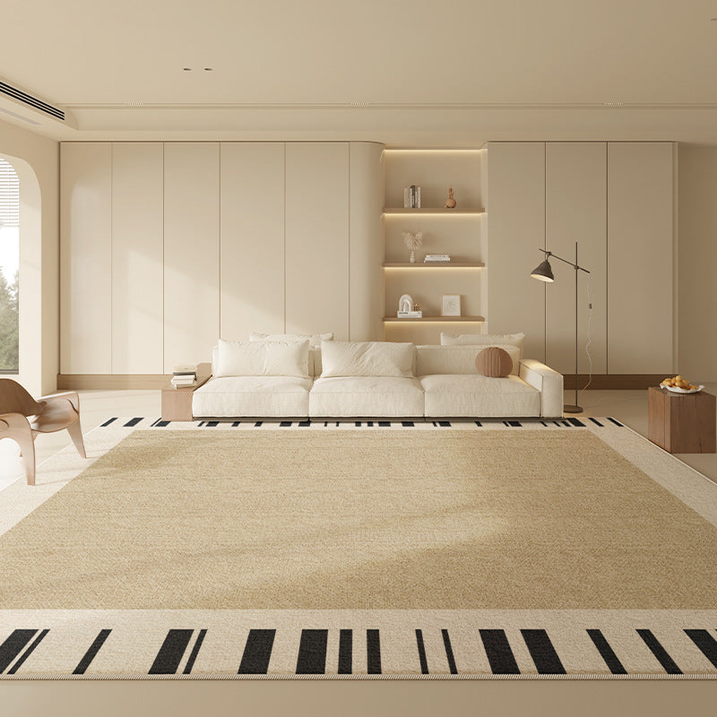 Carpet living room cream style waterproof maintenance-free  new style retro sofa coffee table no-wash and wipeable medieval floor mat