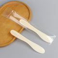 Medium-sized facial mask spatula, plastic beauty mixing stick, applicator, scraper, body mask stick, packaged, 17.5cm long