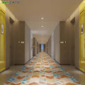 Hotel corridor aisle carpet new chinoiserie nylon printing 800g thickeneded flame retardant b1 pass-through floor stain-resistant aisle carpet