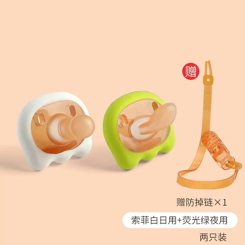 Baby pacifier 0-3-6 months newborn infant soothing sleep aid realistic nipple anti-colic