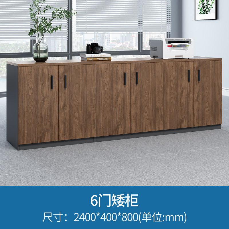 Office file cabinet wooden low cabinet floor cabinet storage cabinet partition cabinet with lock information cabinet printer storage cabinet
