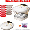 Foldable heated foot bath basin - electric foot spa for home use - automatic steaming foot soak