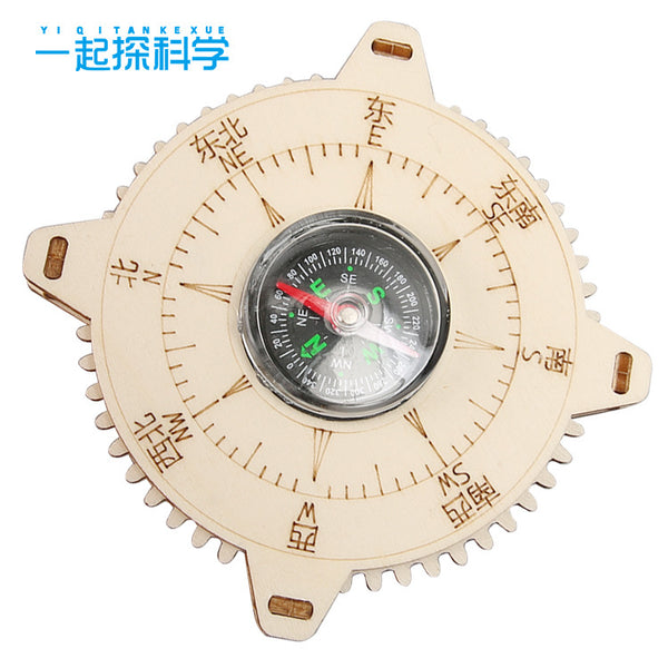 Compass Technology Small Production Children's Science Experiment Teaching Toys Young Primary School Students Handmade DIY Material Pack Wholesale