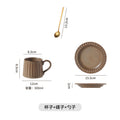Silver brown-three-piece set