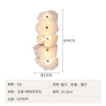 accessible luxury designer marble wall lamp bedside postmodern casual bedroom living room background atmosphere lamp