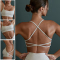 [limited time 50% off no refund or exchange] yoga clothes intimates shockproof high-strength suspenders cross back yoga tops